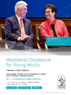 February 2025 worldwide devotional for young adults