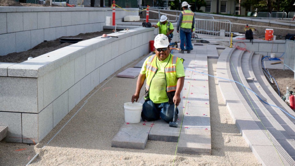 Temple Square Renovation August 2022