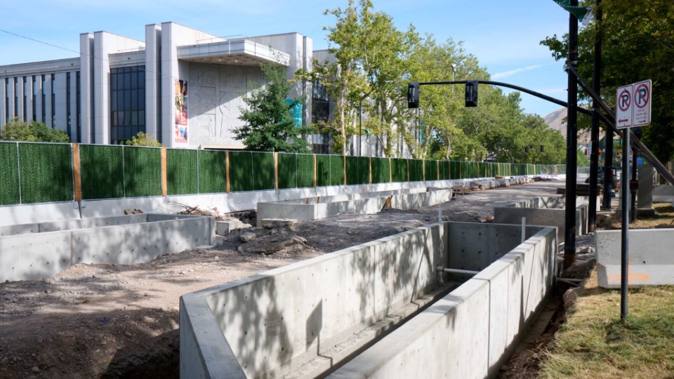 Temple Square Renovation August 2022