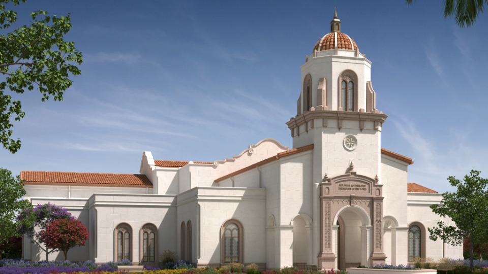 Yorba Linda Temple Rendering New