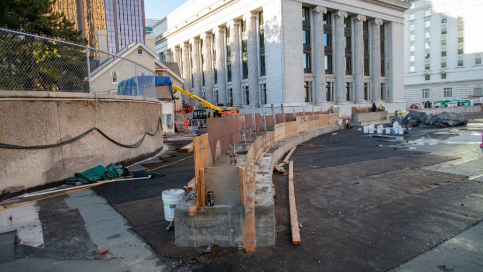 Temple Square Renovation October 2021