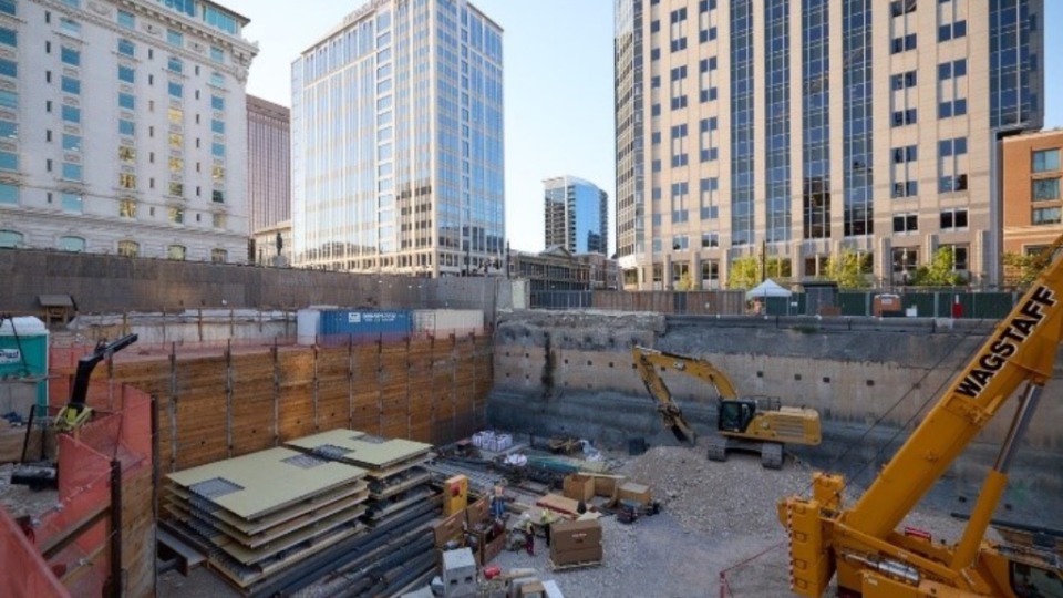 Temple Square Renovation September 2022