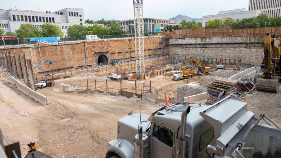 Temple Square Renovation Sept 2021