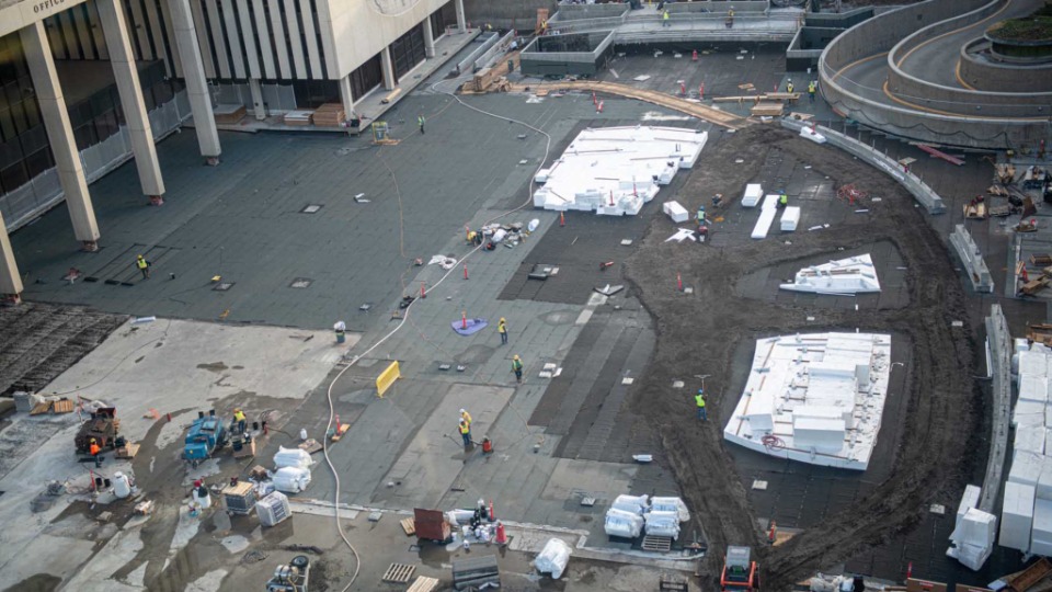 Temple Square Renovation November 2021