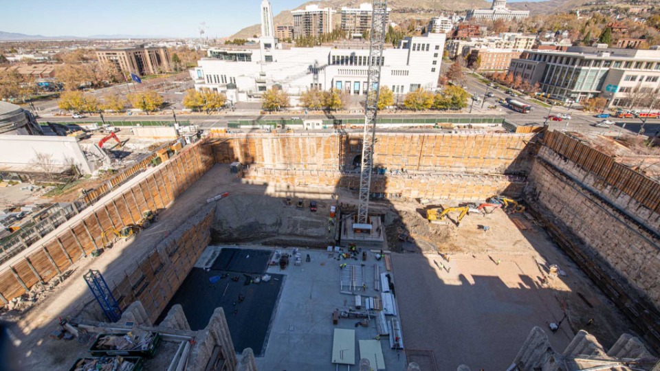 Temple Square Renovation November 2021