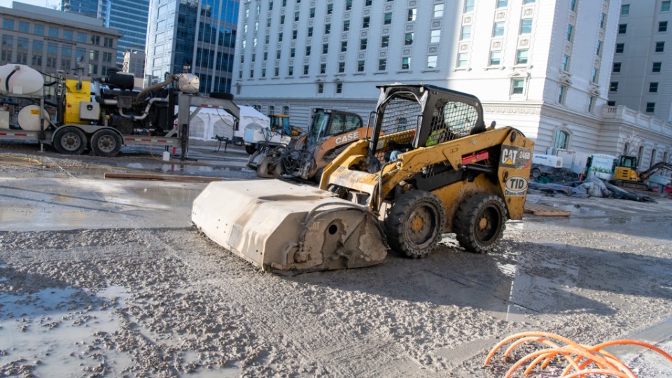 Temple Square Renovation February 2022