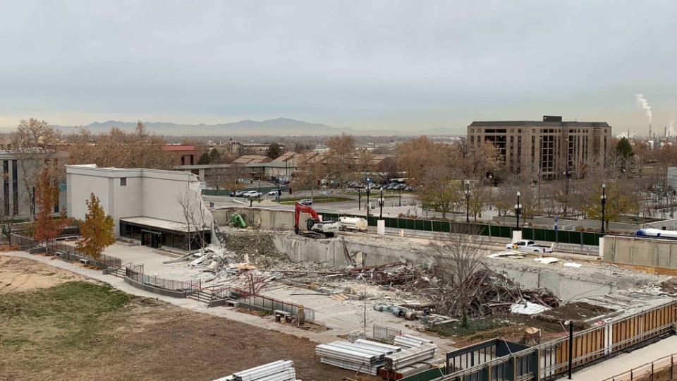 Temple Square Renovation December 2021